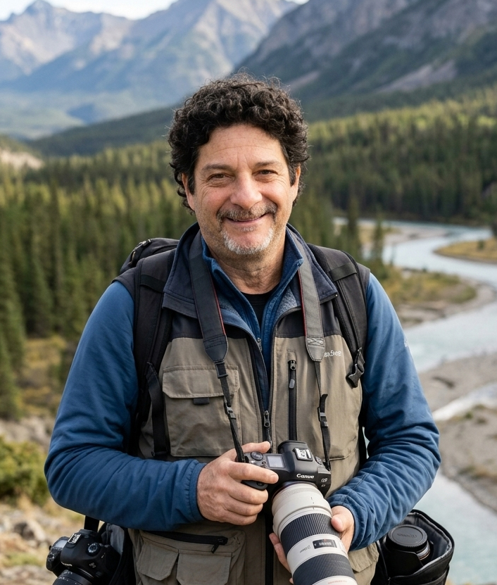 Portrait of Nicolas Grignon, wildlife and portrait photographer